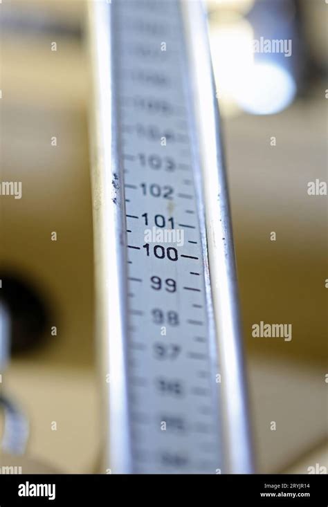 centimeters  graduated rod  measure  height  patients