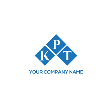 kpt letter logo design  white background kpt creative initials