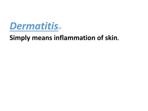 Irritant Contact Dermatitis Ppt