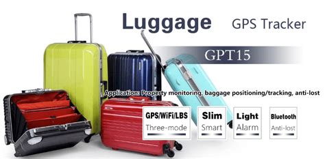 Long standby GPS/WiFi/LBS Luggage Tracker GPT15