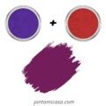 Qué se forma al Mezclar pintura Violeta con otros colores