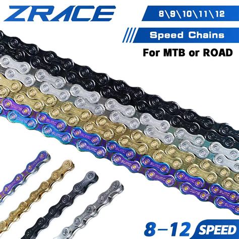 ZRACE Bike Chain 8 9 10 11 12 Speed MTB Mountain Road Bicycle Neon Like