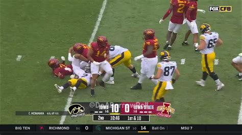 Iowa Oloffense Vs Iowa State Defense 2023 Youtube