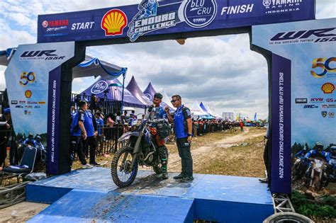 Gebyar Shell BLU CRU Yamaha Enduro Challenge Di Sintang Catat Jumlah