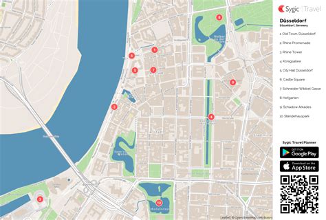 Dusseldorf Germany Map