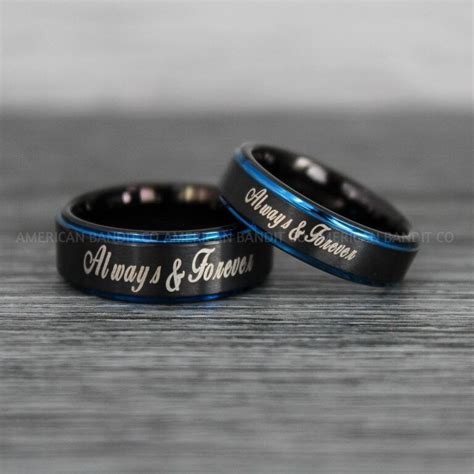 Always And Forever Rings Couple Rings Couple Wedding Bands Matching