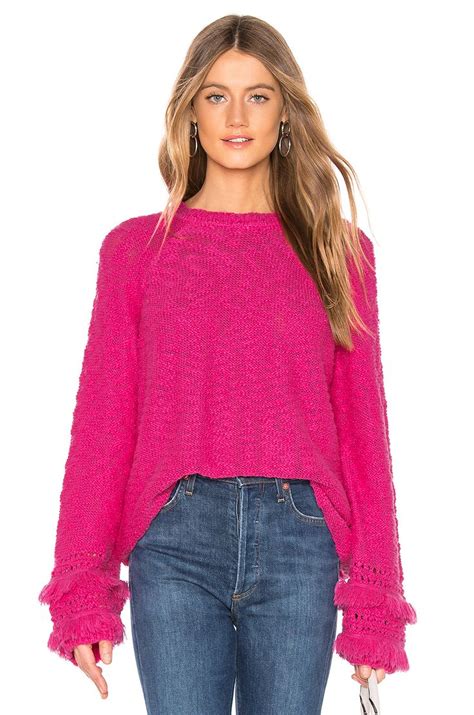 Revolve Hot Pink Sweater Sweaters Clothes For Women