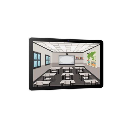 Empty Classroom Zoom Backgrounds, Teacher - Etsy