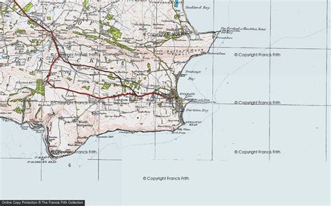 Historic Ordnance Survey Map of Swanage, 1919