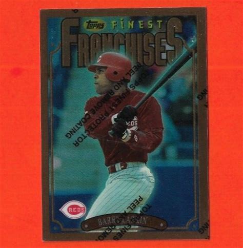 1996 Topps Finest Franchises 319 Barry Larkin HOF NM EBay