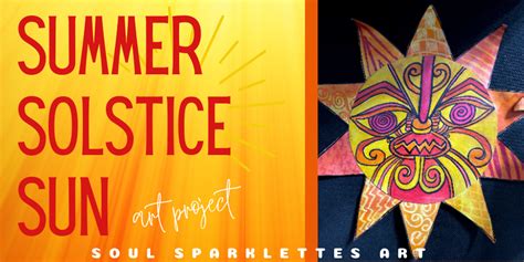 Summer Solstice Sun | Wax Resist Art Project - Soul Sparklettes Art