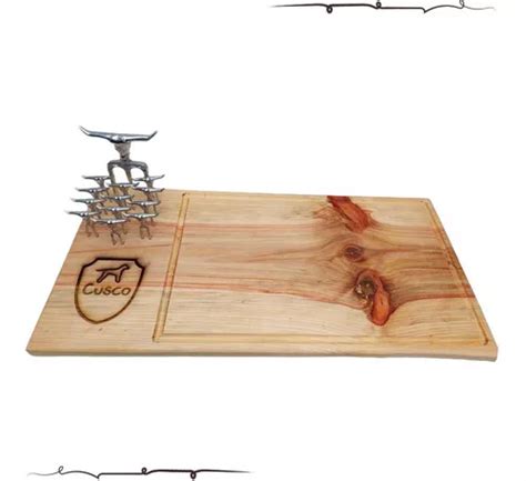 Kit De Tablas De Carne Para Barbacoa Con Tridente Y Tenedores Para