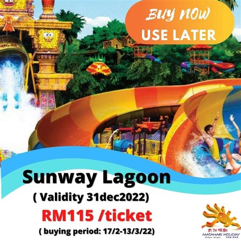 Sunway Lagoon Ticket Tickets Vouchers Local Attractions And