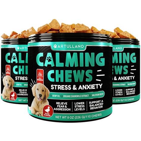 Calming Chews 3 Pack 330 Count Artullano Pet Care