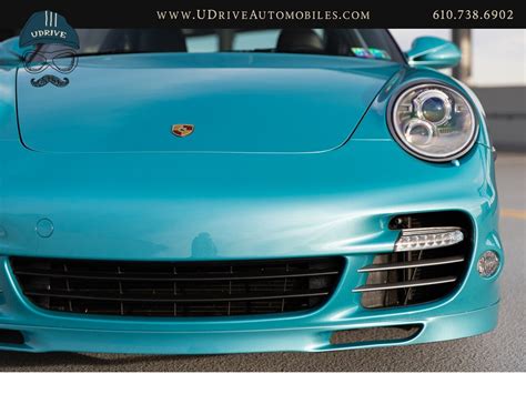 2012 Porsche 911 Turbo S 997 2 RARE Ipanema Blue 13k Miles Vent Sts