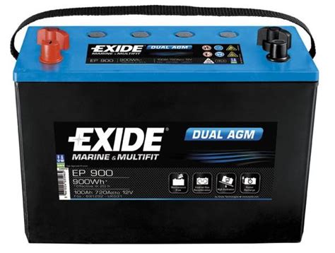 Akumulator Exide DUAL AGM Marine 12V 100AH EP 900