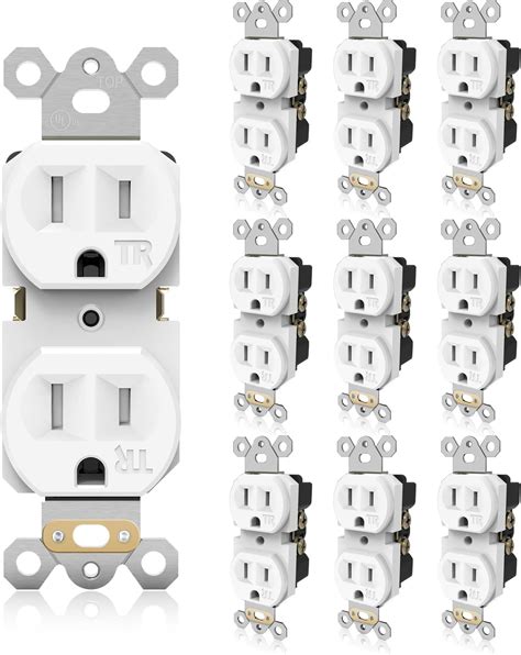 Leviton 223-I 15 Amp, 125 Volt, Duplex Receptacle, Residential Grade