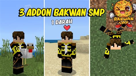 3 ADDON BAKWAN SMP DI MCPE 1 19 YouTube