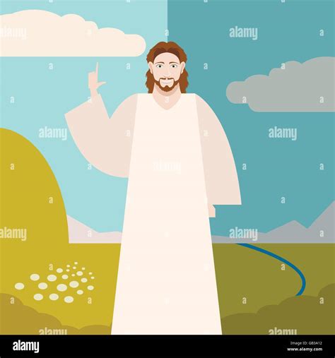 Heiliger Retter Jesus Stock Vektorgrafiken Kaufen Alamy