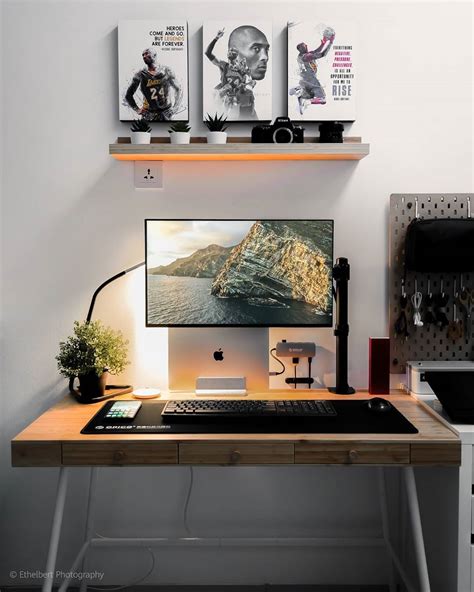 Wonderful Desk Walnut Home Office Setup Dream Desk Home Office Space