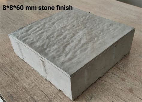 Cement Square Grey Stone Finish Paver Block Dimensions X Cm