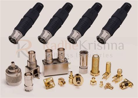 rf coaxial connectors radhe krishna brass industries