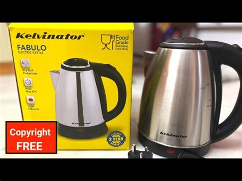 Kelvinator Fabulo Electric Kettle L Capacity Youtube