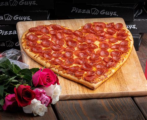 Pizza Guys Celebrates Valentines Day With Heart Shaped Pizzas