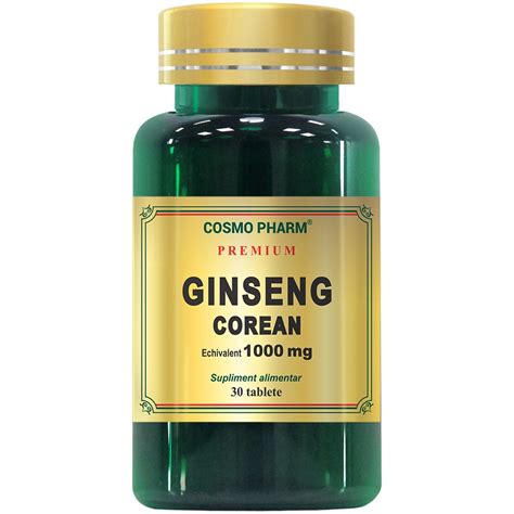 Étrend kiegészítő koreai ginzeng 1000mg Cosmo Pharm Premium 30