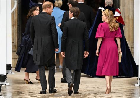 Princess Beatrice Dazzles In Fluttery Dress For The Royal Coronation