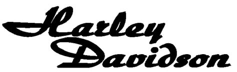 Black and White Harley-Davidson Logo - LogoDix