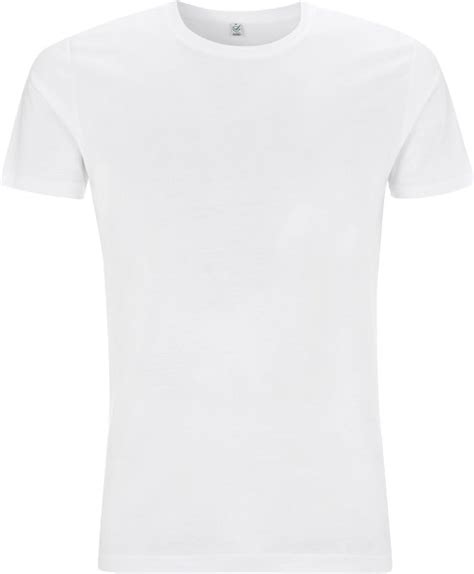 Umweltfreundlich Produziertes T Shirt Aus Biobbaumwolle Slim Fit Weiss