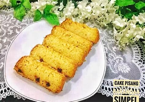 Resep Cake Pisang Barangan Simpel Oleh Farida Sulthan IG