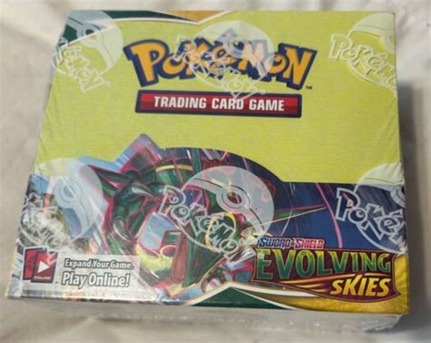 Pokemon Tcg Factory Sealed Evolving Skies Booster Box Ebay