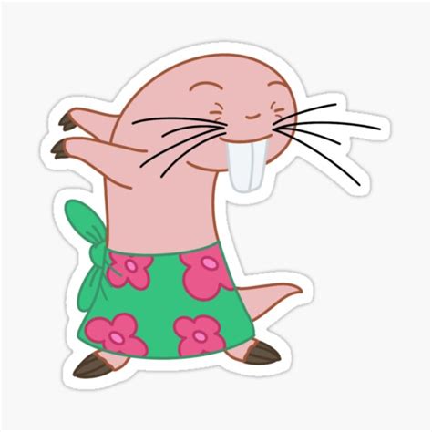 Naked Mole Rat Sticker For Sale By MarDoesDisney Redbubble