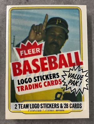 Fleer Cello Pack Fresh Cello Box Mint Look Ripken Rc Etc