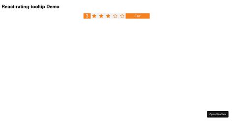 React Rating Tooltip Forked Codesandbox