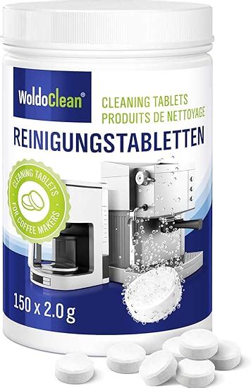 Amazon de Reinigungstabletten für Vollautomaten 150 Stück a 2g