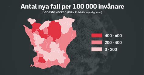 Smittspridningen fortsätter minska i Skåne SVT Nyheter