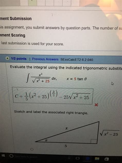 Solved Evaluate The Integral Using The Indicated