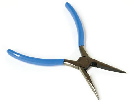 Long Nose Pliers With Blue Handles Free Image Download