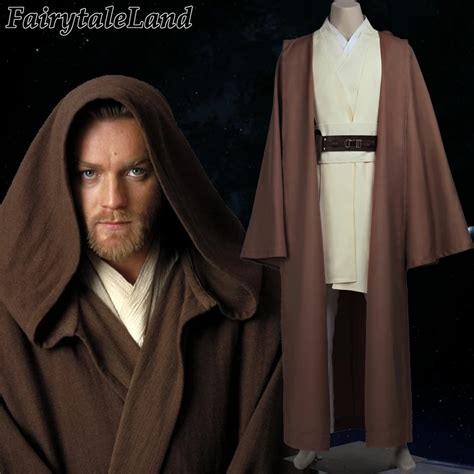 2017 Halloween Carnival Costume Cosplay Obi Wan Kenobi Costume Adult