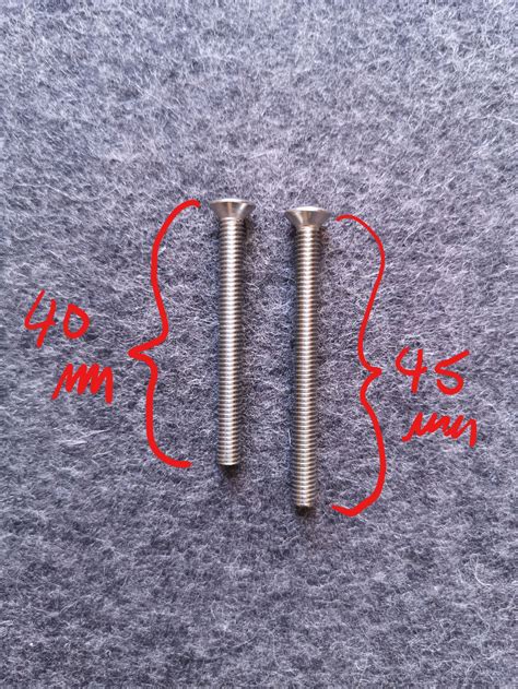 Stainless Steel Bolt-On Neck Guitar Screws and Inserts for Strat, Tele and Bass Different Sizes ...