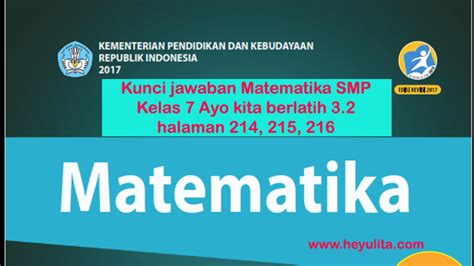 Kunci Jawaban Matematika Kelas Halaman Heyulita