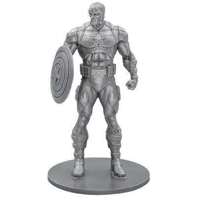 Neuseeland Marvel TM Captain America TM 2023 Silber Skulptur