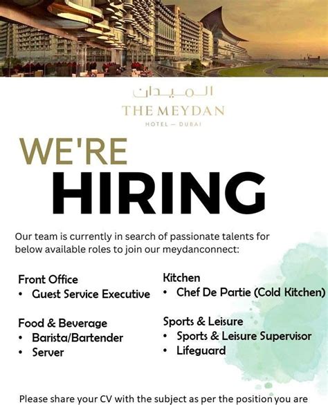 The Meydan Hotel Jobs