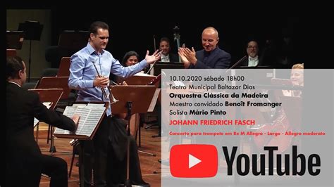 Johann Friedrich Fasch Concerto para trompete em Ré M OCM Benoît