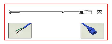 Color Power Cords, NEMA 5-15 Color Power Cords and IEC 60320 C-14, C-13 ...