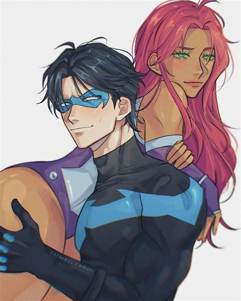 Robin Starfire Teen Titans Starfire Nightwing And Starfire Te – NBKomputer