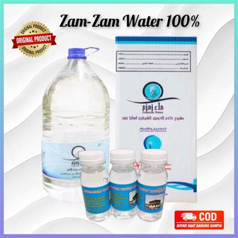 Jual Air Zam Zam 100 Asli Original 80ml Mekah Air Zam Zam Botol